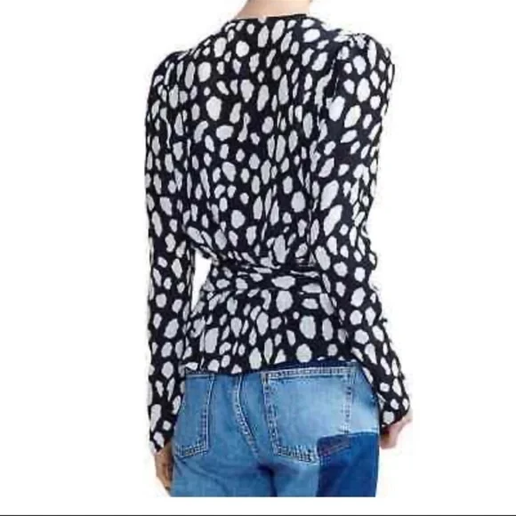 NWT- Maje wrap top -Size 3 (Large) - Picture 4 of 5